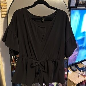 Elegant Black Women's Top